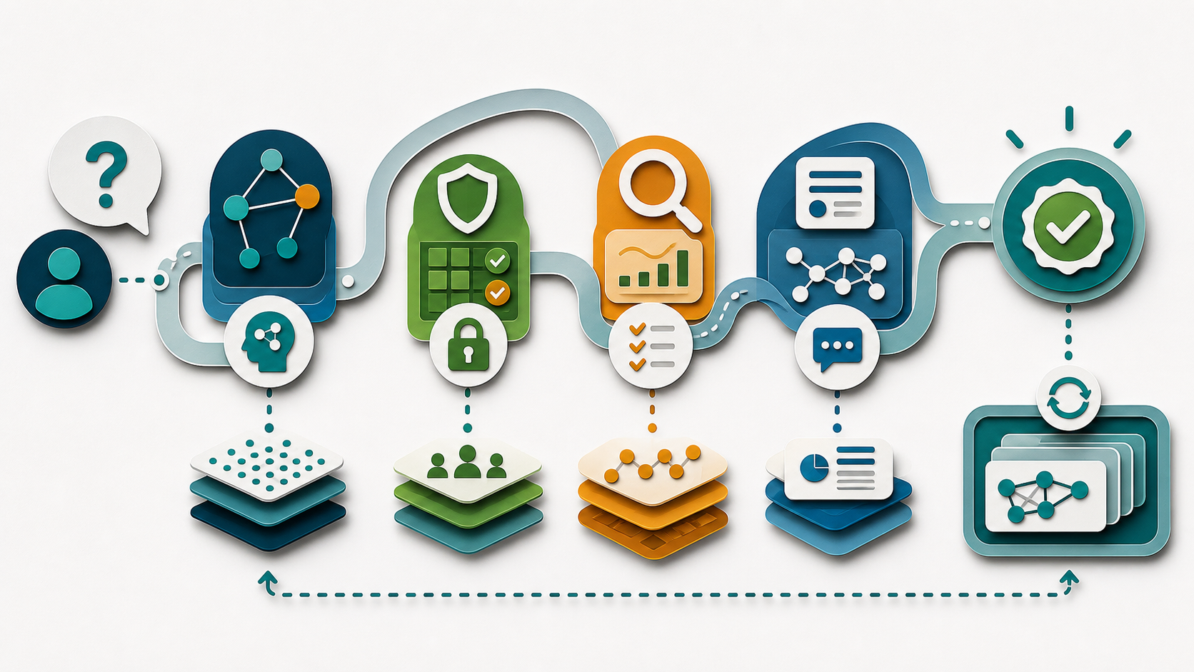 Operating workflow for enterprise AI data advantage